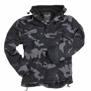 black camo rain jacket