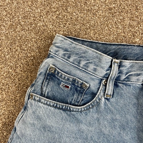 Tommy Hilfiger Shorts Womens Size 30 Blue Denim Daisy dukes Y2K Vintage Summer - Picture 3 of 12