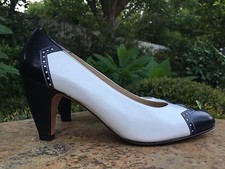 Rare SALVATORE FERRAGAMO Spectator Pumps Sz 5 Saks BROGUE Neimans Nordstrom 