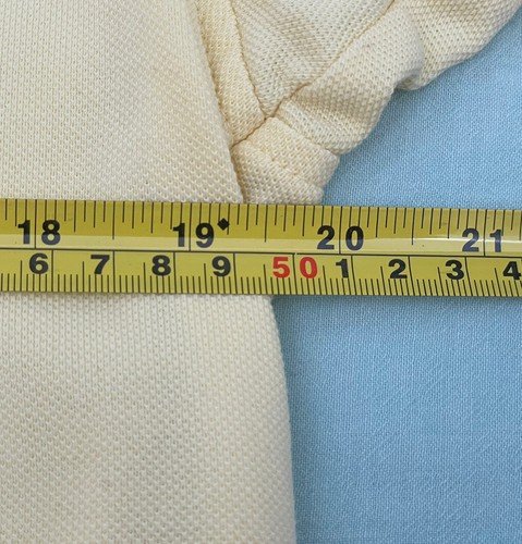 SPORTSCRAFT Polo Shirt Men’s Sz L Light Yellow Lemon Large Top Sports Craft - Picture 13 of 16