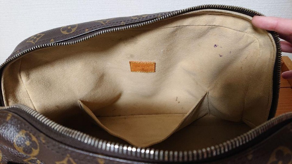 Louis Vuitton Manhattan GM Bag Brown Good Condition eBay