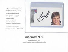 Carey Wilson New York NY Rangers AUTOGRAPH AUTO SIGNED INDEX HOCKEY CARD COA