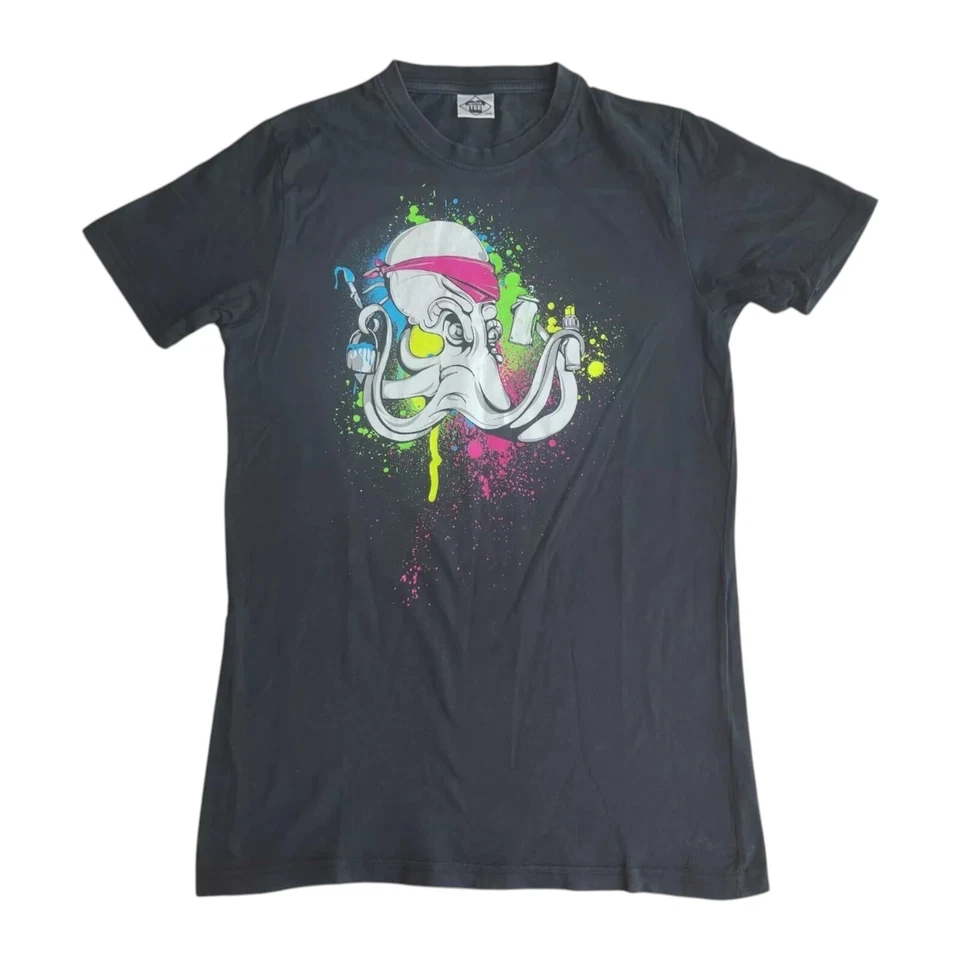 Mister Tee T-Shirt Amusant Noir Writers Polype Taille XS - Photo 1/4