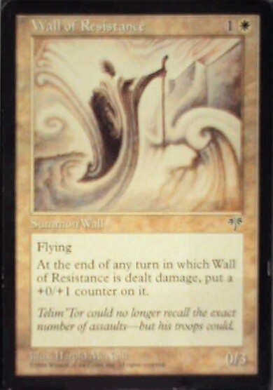 Wall of Resistance - Mirage: #46, Magic: The Gathering Nm R138