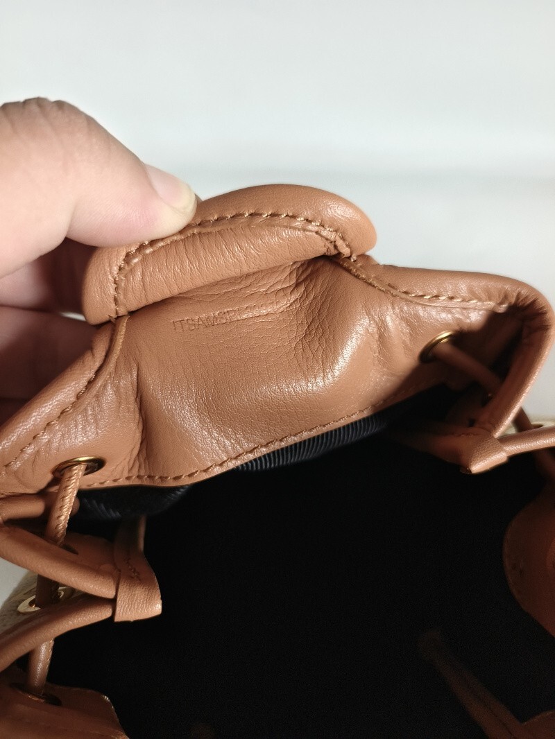 Burberry TB Neutral Peony Monogram Print Bucket Bag | eBay
