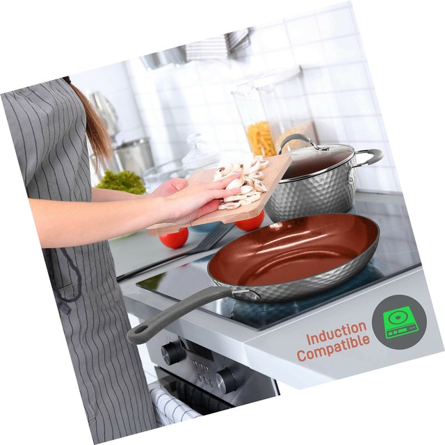 NutriChef Nonstick Cookware Excilon |Home Kitchen Ware Pots & Pan Set with Sa | eBay