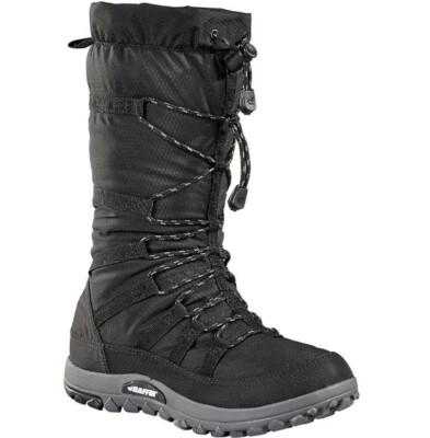New $180 Baffin Escalate Black Gray Waterproof Insulated Winter Boots Women Sz 6