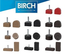 Shoe Repair Heel Tips Tops Ladies Pu Stiletto Replacement Grip DIY Heels BIRCH