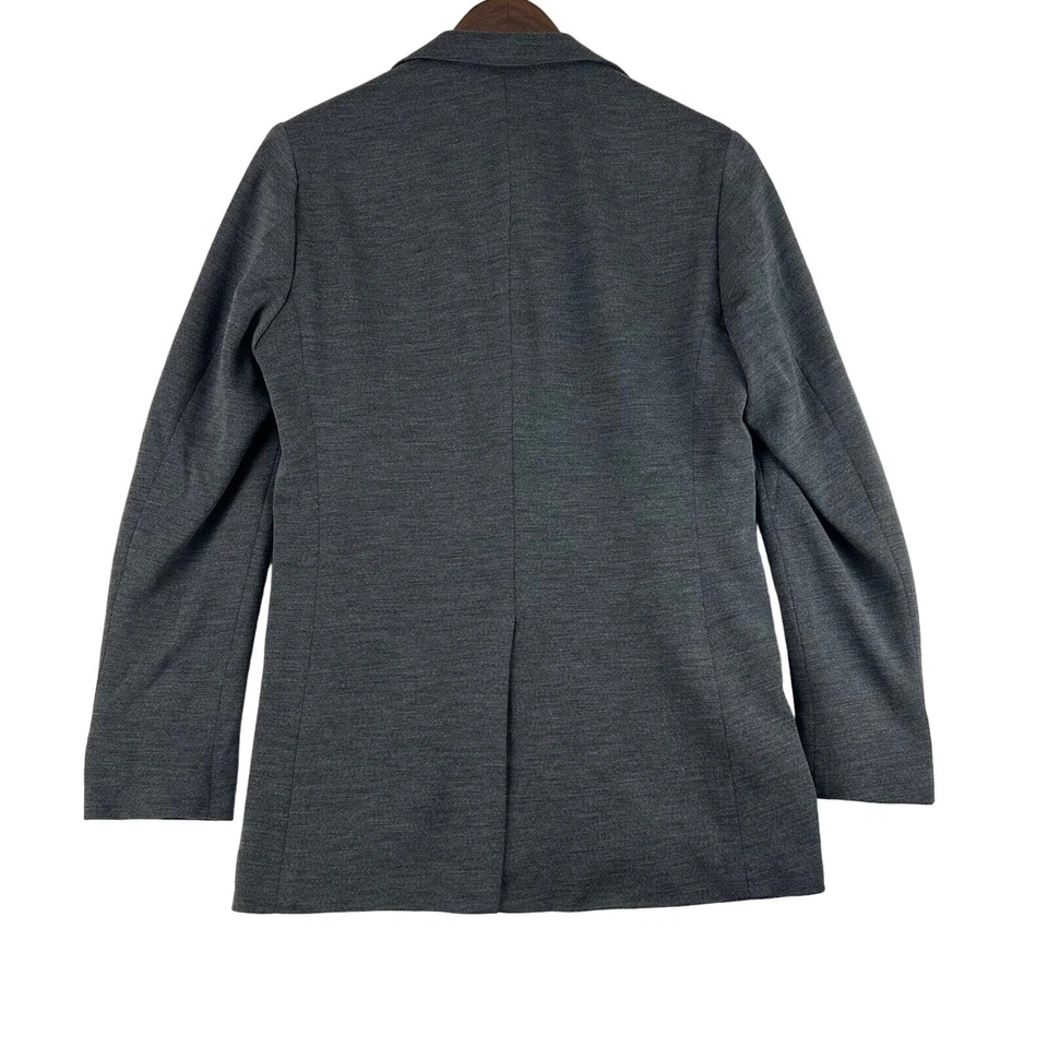 Blazer Holland & Sherry Para Hombre Talla 42R Gris Dos Botones Lana Merino Forro Rojo Foto 3 de 4