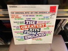 Image of The Greatest Hits from England LP Parrot PAS 71010 [Moody Blues Zombies] SEALED