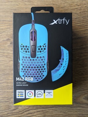 Xtrfy M42 RGB Gaming Mouse Blue NEW