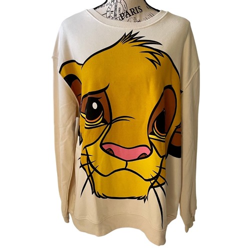 Lion King Baby Simba Sweatshirt Ecru 