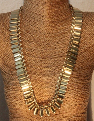 Vintage Halskette goldfarben im Cleopatra Stil