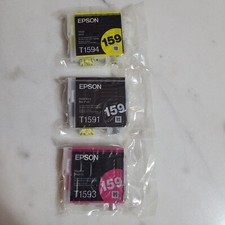 3 Genuine Epson 159 Ink Cartridges