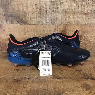 Adidas Soccer Cleats Size 13.5 Mens Copa Sense.1 SG Blue Orange