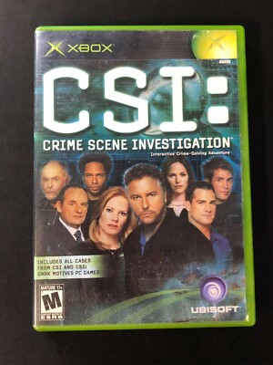 CSI: Crime Scene Investigation (Microsoft Xbox, 2004) Missing Manuals! 
