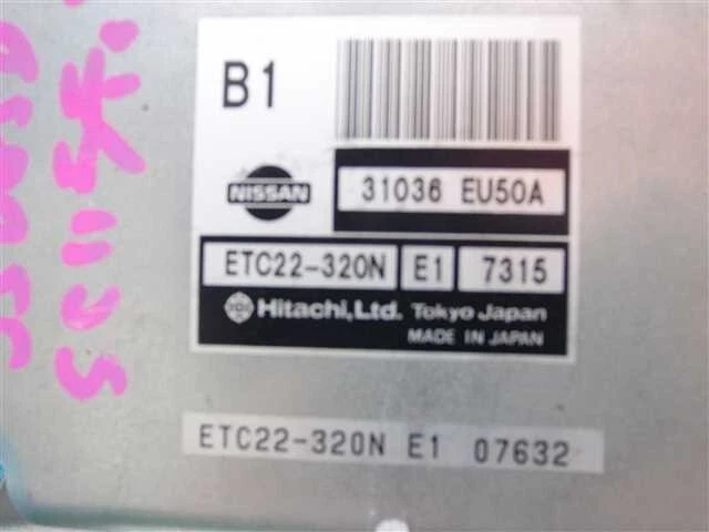 Computadora de transmisión Nissan Tida Latio SC11 2007 31036-EU50A JDM 350850s Foto 2 de 4
