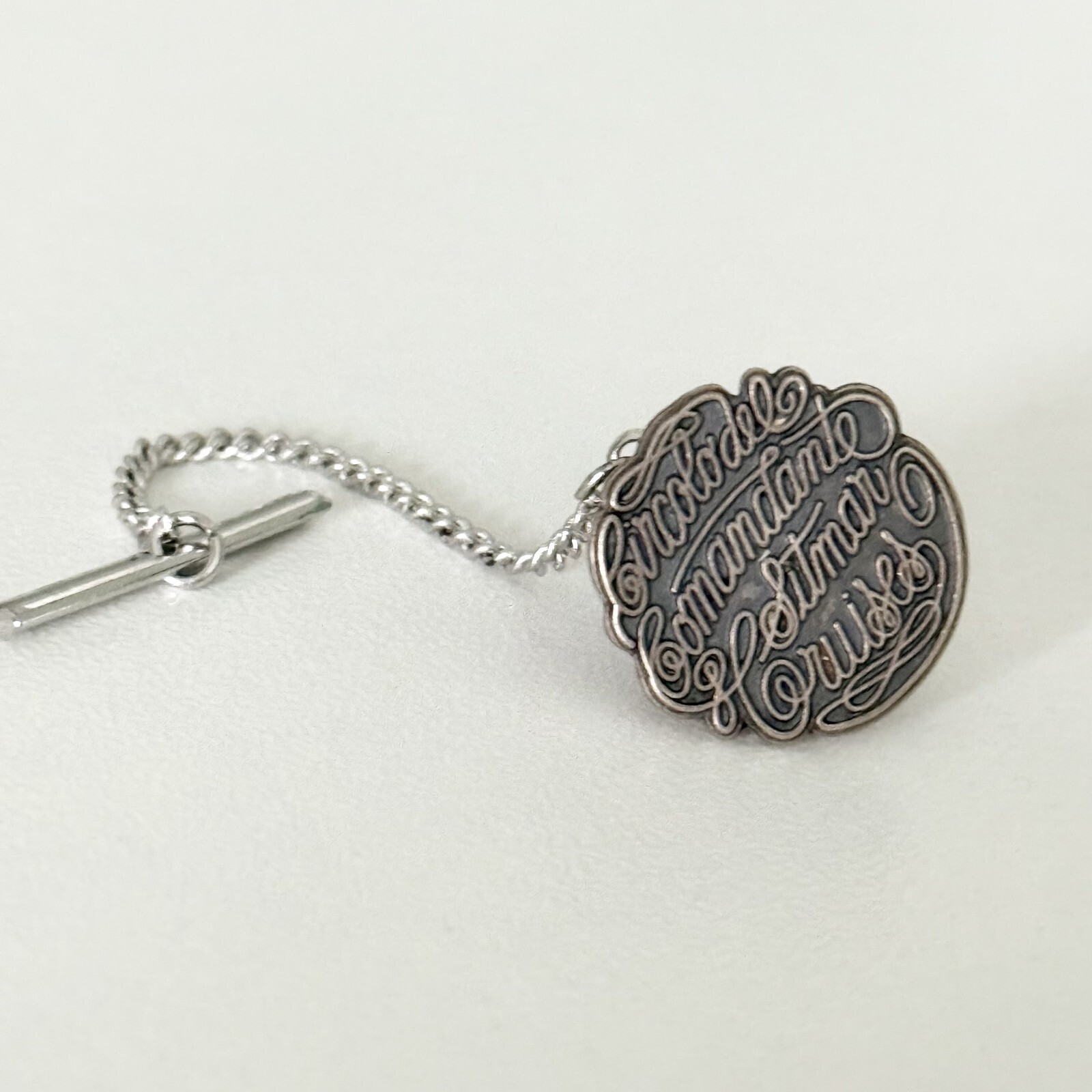 Tiffany & Co Vintage Sterling Silver Cruise Lapel Pin Collectible