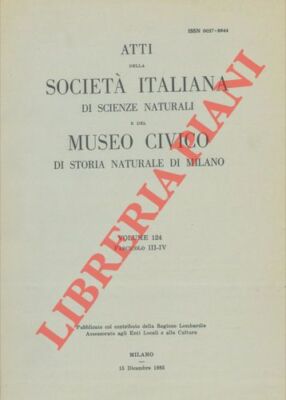 NANGERONI Giuseppe - Liste - Katalog der Alpenseen des Adda-Beckens - Laria
