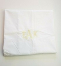 RALPH LAUREN RL 464 SOLID PERCALE WHITE ONE STANDARD PILLOW SHAM EAK NWOT
