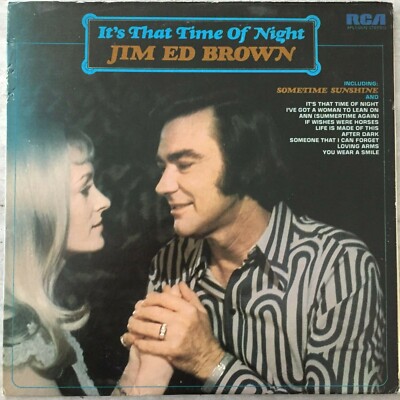 JIM ED BROWN: It's That Time of Night (US RCA Camden ACL 1-0572 Stereo/Promo/NM)