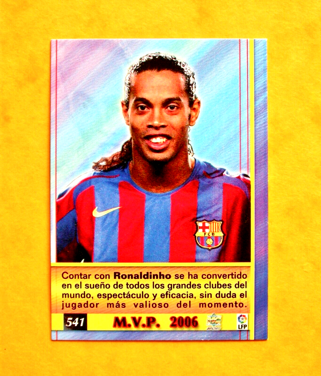 Ronaldinho Last Year FC Barcelona #48 Mundicromo Fichas La Liga 2007-08