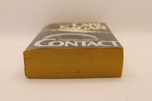 Contact by Carl Sagan 1986 First Edition Paperback First Printing Sci-Fi Used - Picture 4 of 8