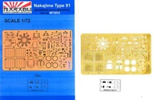 Marabu Models 1/72 NAKAJIMA TYPE 91 Japanese Fighter Photo Etch Detail Set