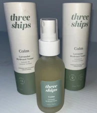 Three Ships Calm Lavender Hydrosol Toner - 2.03 oz Set If 2