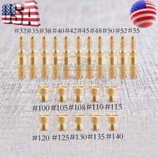 10pcs Carburetor Main Jet kit &10pcs Set Slow/Pilot Jet for PWK Keihin OKO CVK