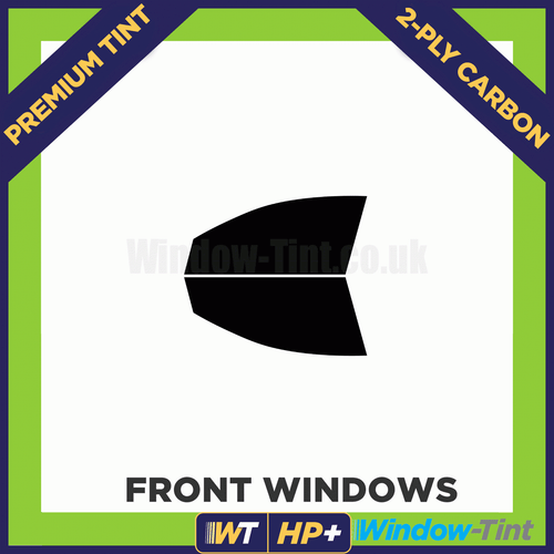 For Mazda RX-8 2004-2008 Carbon Pre Cut Window Tint Front Premium HP+ - Picture 2 of 10