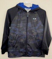   Champion Hoodie Full Zip Hooded Blue Boys Size Medium 8-10