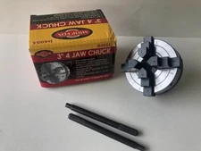 Shop Fox 3" 4 Jaw Lathe Chuck D4054 New
