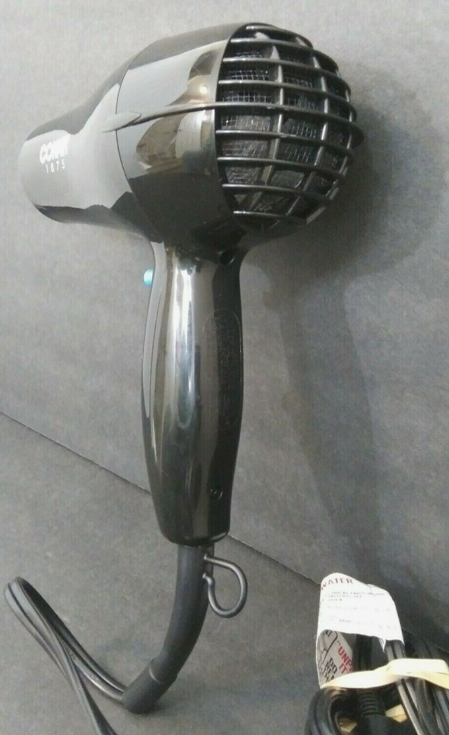 ConAir Hair Dryer Womens Mens Boys Girls Turbo Black 2 Settings 1875 Watts USED