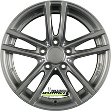 4x Rial X10 polar-silber 7x16 ET31 - LK5/120 ML72.6 Felge Alu
