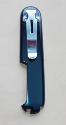 Genuine Modded Victorinox Scales With Clip/Swirl / 2 Grain Finishes + Dangler - Picture 13 of 14