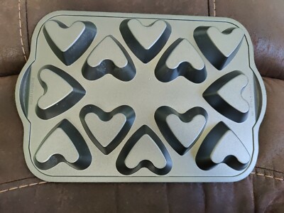 Williams Sonoma Hearts Tartlet Pan Nordic Ware USA | eBay