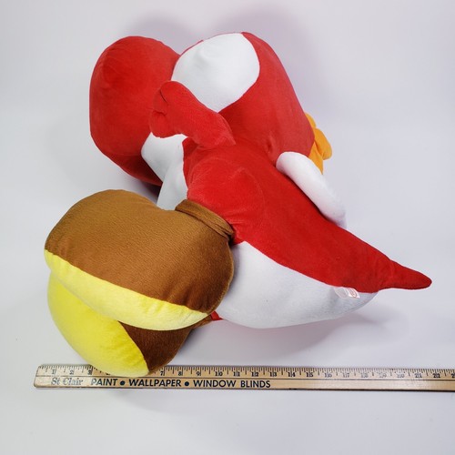 VTG Nintendo Red Yoshi Plush 20 Inch Large Big Rare Super Mario Bros - Picture 4 of 18