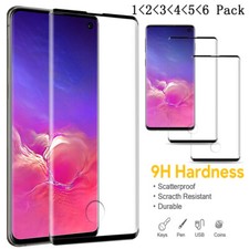 For Samsung Galaxy S25 S23 S22 S21 S24 FE Glossy Tempered Glass Screen Protector