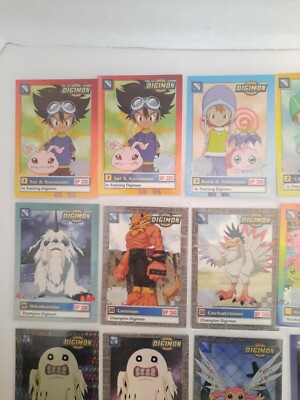 Digimon Exclusive Preview Animated Series 26 Card Lot Holo Trading Upper  Deck