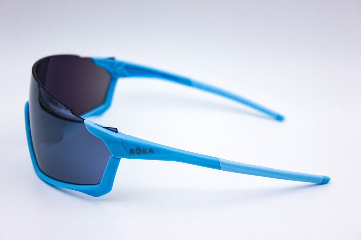 Roka Gp-1 Sky Blue Shield Sunglasses Custom Color Mismarked