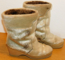 VINTAGE lot chaussures bottes fourrée taille 36 PICHETTE NANOUK made in FRANCE