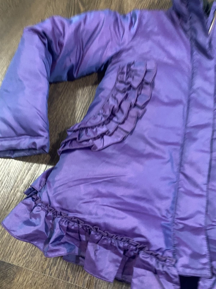 Chaqueta con volantes morados para niñas talla 8 de Lemon Loves Lime #5 Foto 2 de 4