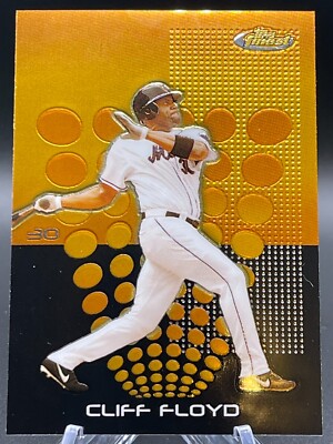 2004 Topps Finest Gold Cliff Floyd | eBay