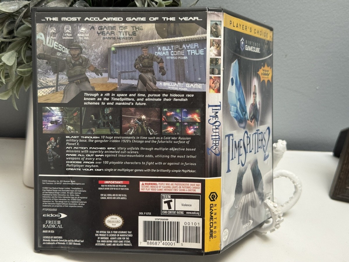TimeSplitters 2 [Player's Choice] (Gamecube) *CIB COMPLETE