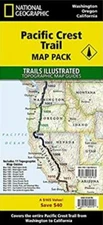 Pacific Crest Trail Maps National Geographic Complete PCT Topo Map Pack Bundle 