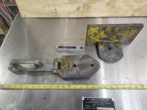 W.F. Wells & Sons W-9 Bandsaw Vise Stock Clamp Plate W/ Dog Pivot Assembly