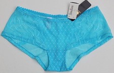 WACOAL ICE BLUE LACE PANTIES BOYSHORTS sz S NEW AUTHENTIC