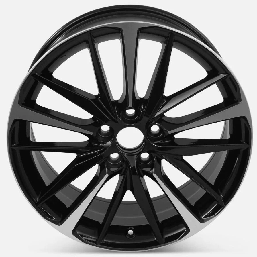 Nueva llanta de aleación negra mecanizada de 19" para Toyota Camry 75222 XSE 2018 2019 2020 Foto 4 de 4