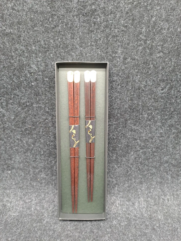 Ohashi exl. original japanische Esstäbchen Usagi im Set Urushi Handwerkskunst - Bild 2 von 4